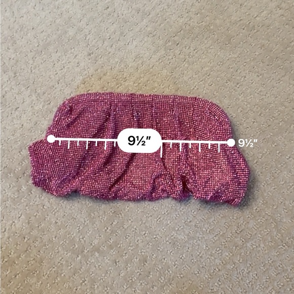 Pink Rhinestone Clutch Sparkly Purse